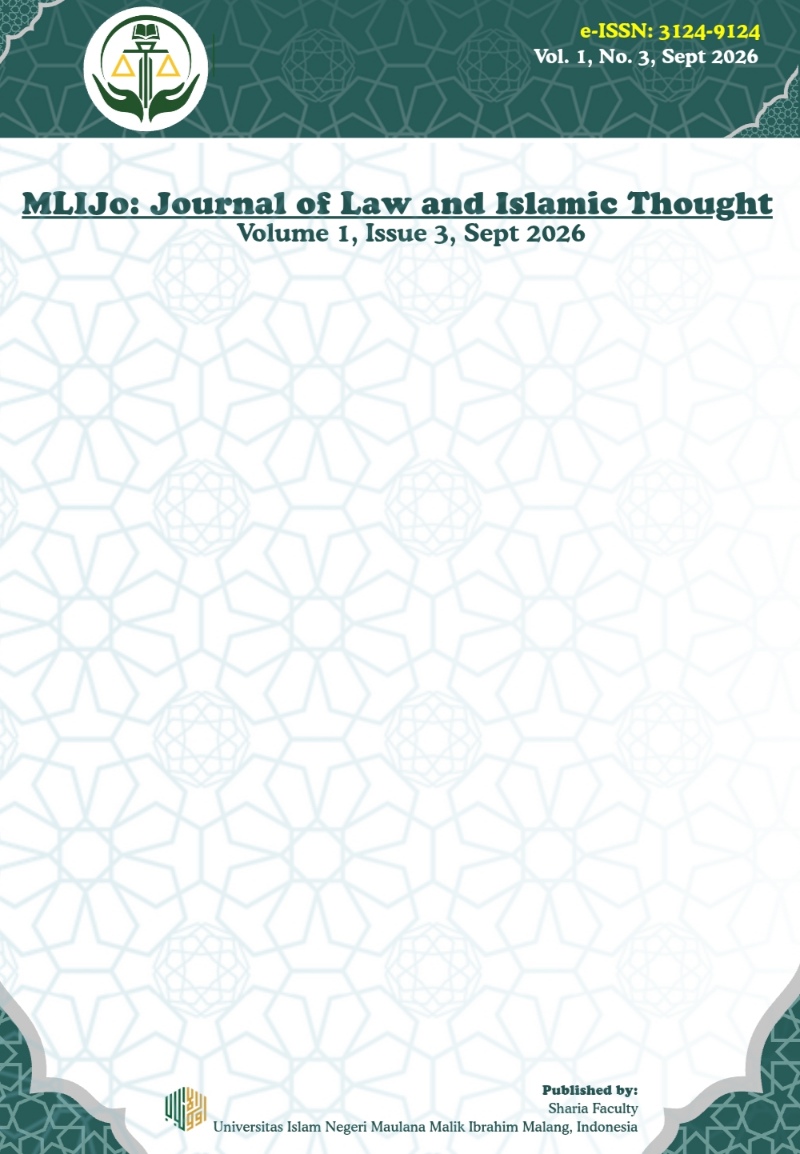 					View Vol. 1 No. 3 (2026): MLIJo
				